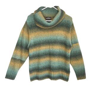 Vintage Woolrich Wool Blend Sweater Cowl Neck Size L